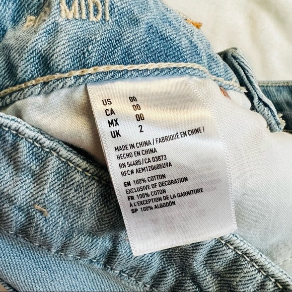 AMERICAN Eagle Outfitters Denim '90s Boyfriend Short - 00/24 - Picture 7 of 8